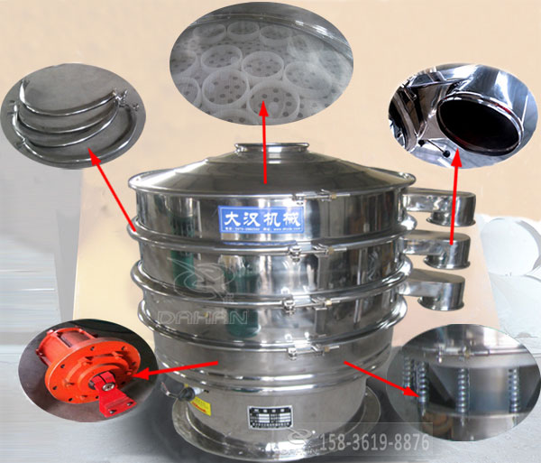 花生粉振動篩結(jié)構(gòu) 花生粉振動篩結(jié)構(gòu)