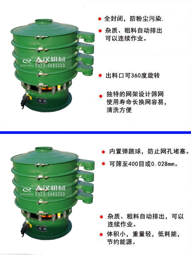 振動(dòng)篩分機(jī)特點(diǎn) 振動(dòng)篩分機(jī)特點(diǎn)